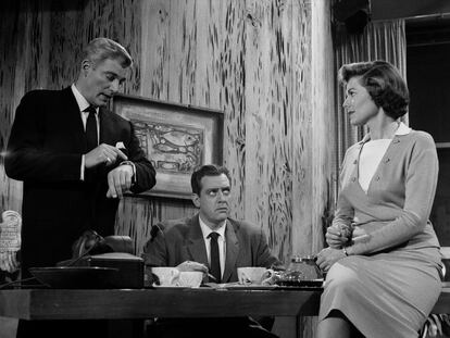 Una escena de Perry Mason en 1958.