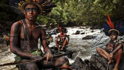 Indígenas Asurini do Tocantins, que viven en la región entre los ríos Xingu y Tocantins (en la Amazonia brasileña).