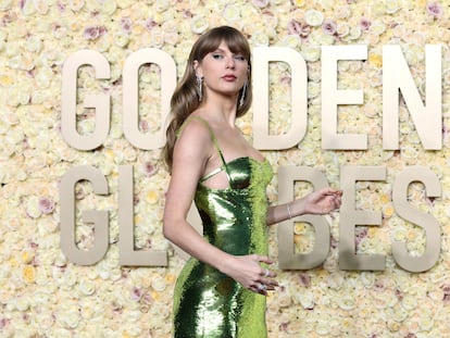 Taylor Swift attends the 81st Annual Golden Globe Awards in Beverly Hills, California, U.S., January 7, 2024.