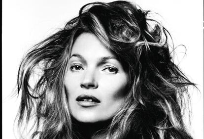 Kate Moss, fotografiada por David Bailey