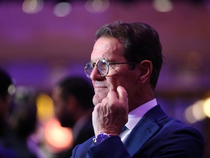 Fabio Capello, durante una conferencia en 2019.