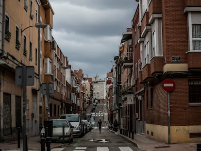 Una calle del barrio de la Ventilla, en el Madrid pobre.