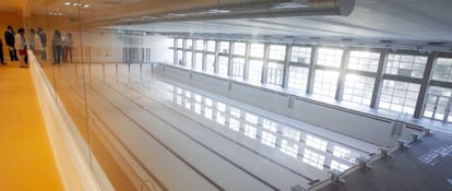 La piscina olímpica del polideportivo de Chamartín.