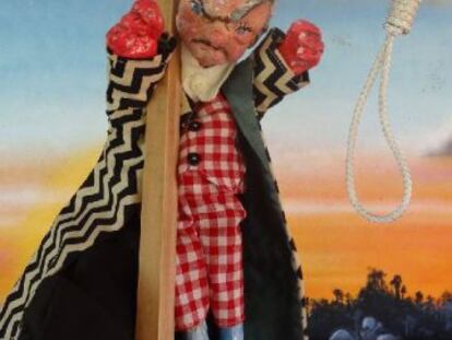 El ahorcado Jack Ketch, de los títeres británicos Punch y Judy.