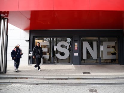 La entrada a la escuela de diseño ESNE, que pretende conviertirse en la universidad UDIT, el pasado viernes.