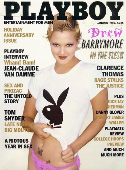 L'actriu Drew Barrymore, el 1995.