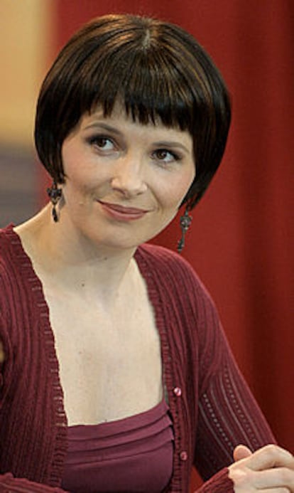 La actriz Juliete Binoche.