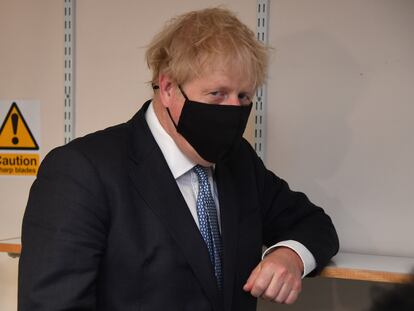Boris Johnson, el 24 de julio en Londres.