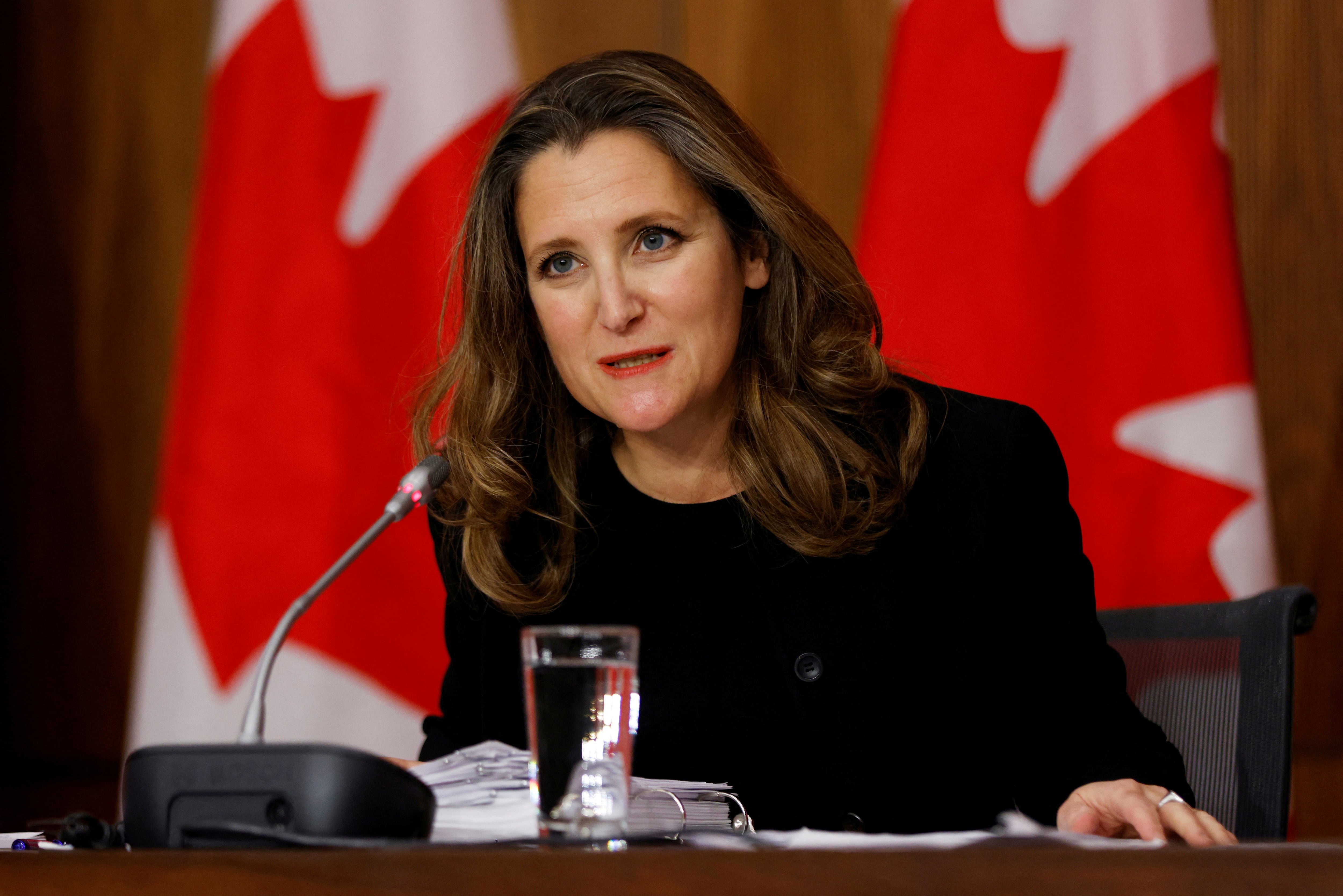 La viceprimera ministra de Canadá, Chrystia Freeland, dimite por diferencias con Trudeau 