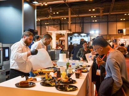 Degustación durante la anterior edición de la Horeca Professional Expo (HIP).