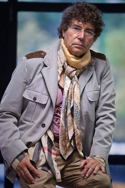 Entrevista con Jesús Quintero con motivo del estreno de la obra 'El loco soy yo', en Sevilla en 2012. 