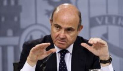 El ministro de Economía y Competitividad, Luis de Guindos.