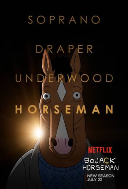 Póster de Bojack Horseman.