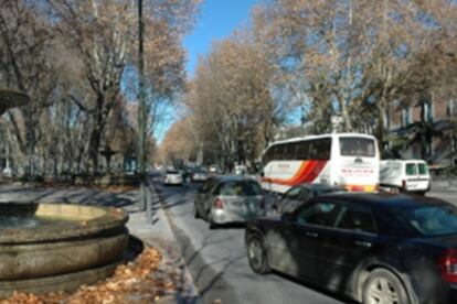 Paseo del Prado, enclavado en el eje Prado-Recoletos que está pendiente del proyecto de remodelación de los arquitectos Álvaro de Siza y Juan Miguel Hernández León.