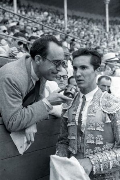 Matías Prats entrevista para RNE a Luis Miguel Dominguín en 1948