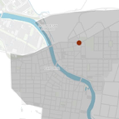 Localizador rotonda casa gris Paiporta
