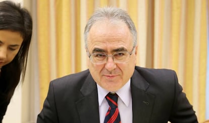 Ángel Yuste, secretario general de Instituciones Penitenciarias, en una comparecencia en el Congreso.