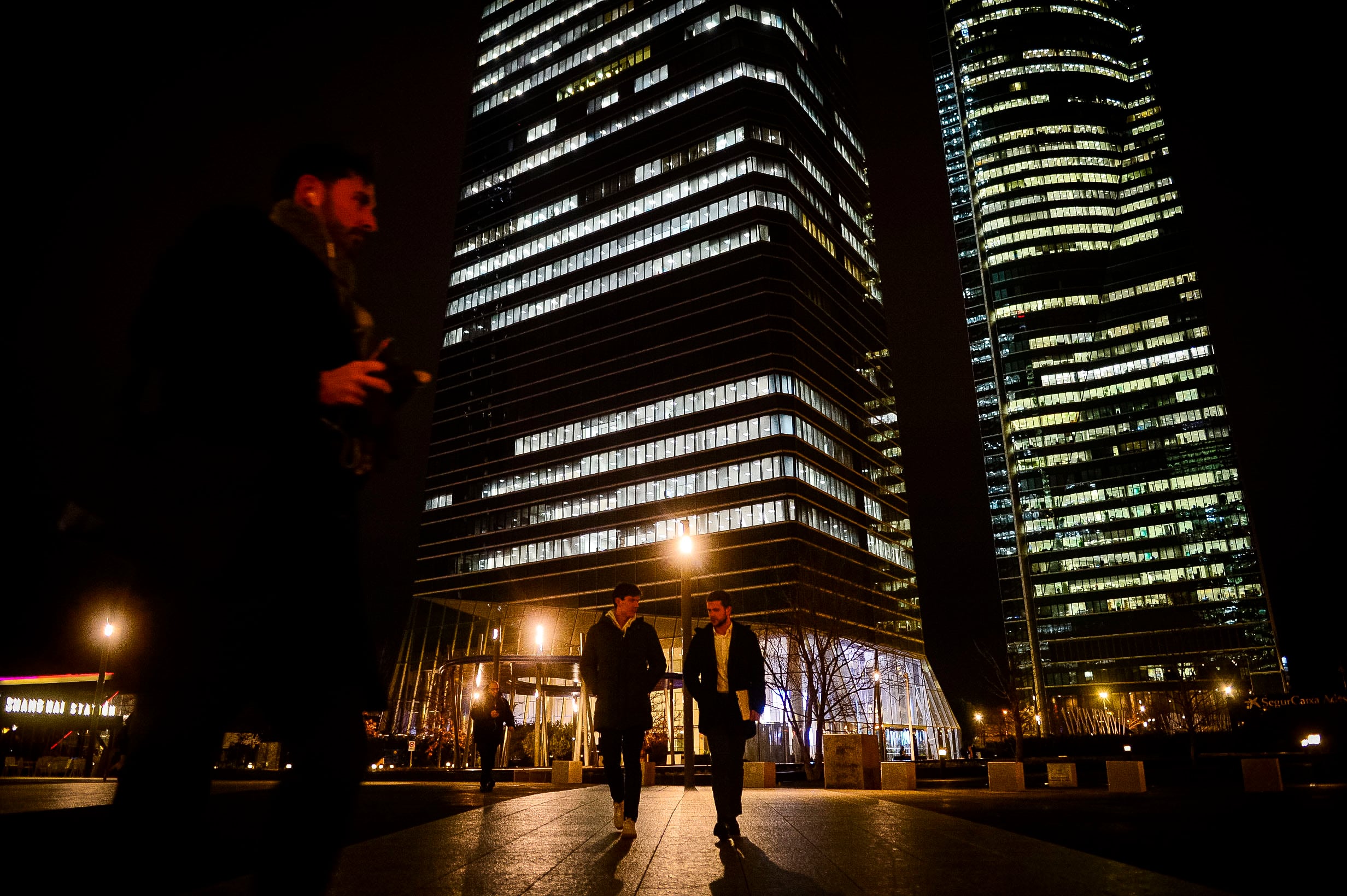 Zona de la cuatro torres, en Madrid en enero de 2023.