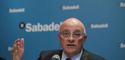 El presidente de Banco Sabadell, Josep Oliu.