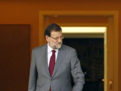 Mariano Rajoy recibe a Iñigo Urkullu, en enero de 2013. 