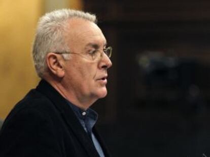 Cayo Lara, durante su intervención.