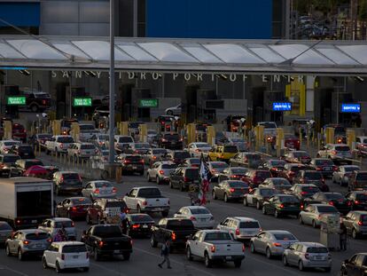 Vsta de la garita internacional de San Ysidro, en la frontera entre México y Estados Unidos, que registra aproximadamente 40 millones de cruces por año.