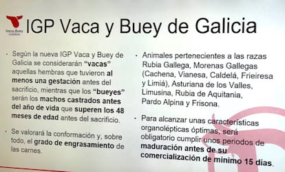 DETALLES DE LA NUEVA IGP VACA Y BUEY DE GALICIA / CAPEL