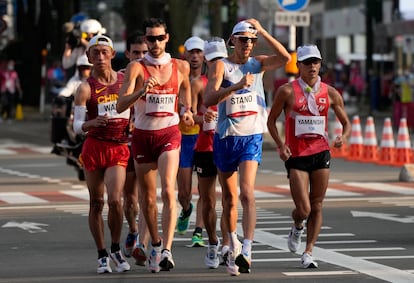 El italiano Stano, campeón de los 20 kilómetros marcha. Álvaro Martín quedó cuarto.