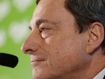 El presidente del BCE, Mario Draghi, durante la cumbre del G-20 en Sidney.
