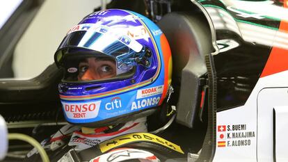 Alonso, en el circuito de Silverstone.