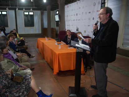 El escritor José Manuel Fajardo, uno de los organizadores del Congreso Internacional de Escritores, el martes pasado en Caguas (Puerto Rico).