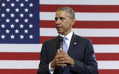 El presidente Obama, durante un evento celebrado esta semana en Washington.