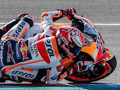 Marc Márquez, en el circuito de Jerez.