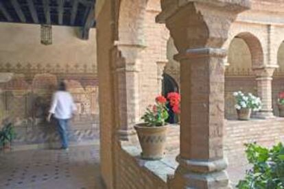 Claustro mudéjar del monasterio de La Rábida.