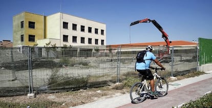 El colegio Diego Mu&ntilde;oz el pasado jueves.