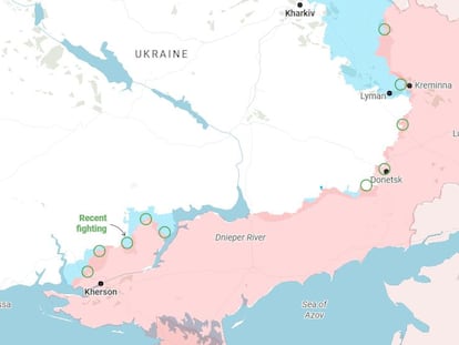 The Ukraine war in maps | Ukraine breaks Russia’s defensive positions in the east and south