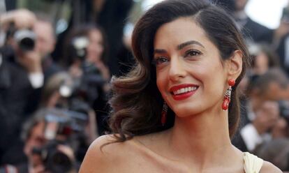 Amal Clooney, en el festival de Cannes.