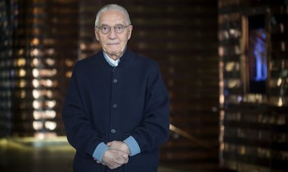 Alessandro Mendini, en Barcelona durante el homenaje que le ha realizado el FAD.