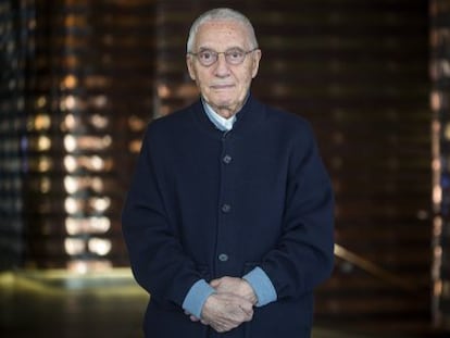 Alessandro Mendini, en Barcelona durante el homenaje que le ha realizado el FAD.