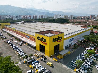 Una tienda de Grupo Éxito en Cali (Colombia), en junio de 2023.