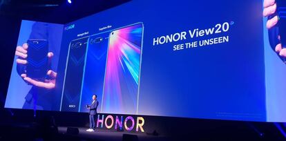 Presentación en París del Honor View20.