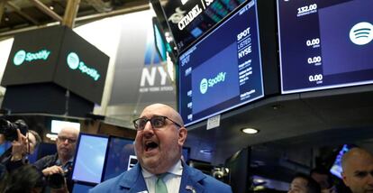 Actualizaci&oacute;n del precio de Spotify antes de su debut en la Bolsa de Nueva York, el martes.