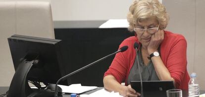 La alcaldesa de Madrid, Manuela Carmena.