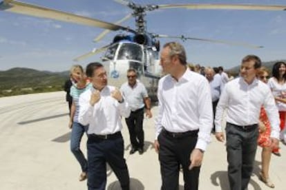 Alberto Fabra y Serafín Castellano, en Siete Aguas.