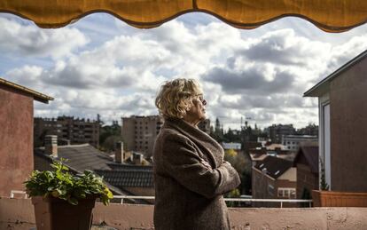 La exalcaldesa de Madrid Manuela Carmena, en su casa el pasado 27 de noviembre.