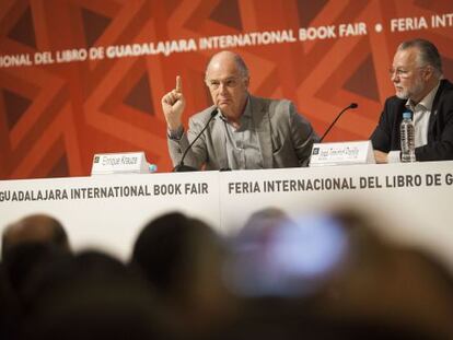 El historiador Enrique Krauze en Guadalajara.