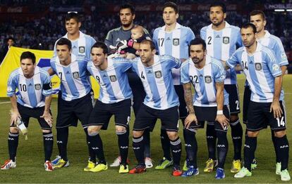 La selección de Argentina.