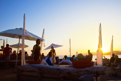 Restaurante Cap d'es Falcò, en la playa Es Codolar de Ses Salines