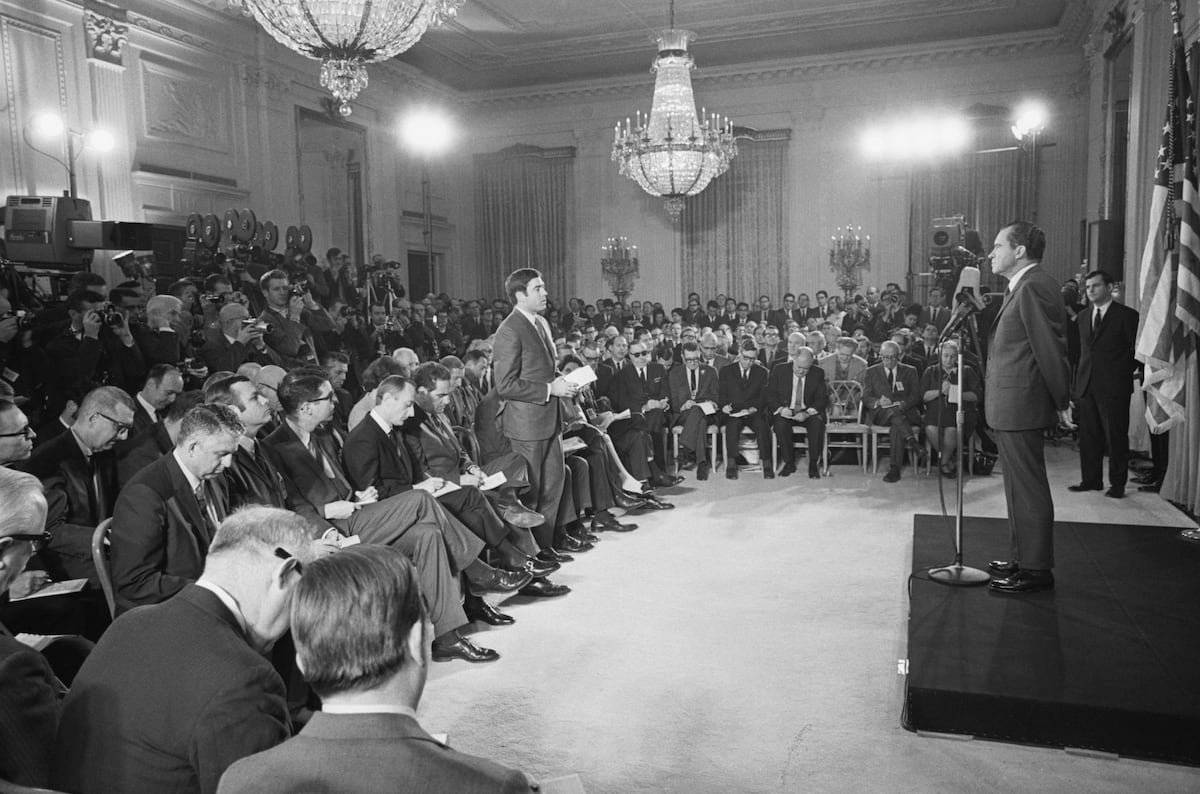 Así era la histórica sala este de la Casa Blanca antes de la demolición de Trump