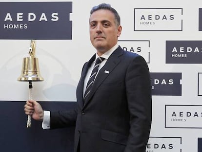 David Martínez, consejero delegado de Aedas en la salida a Bolsa de la compañía.